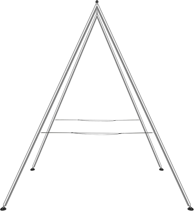 VEVOR Aerial Yoga Frame, 9.67 ft Height Swing Stand, Max 551.15 lbs Load Chrome-Plated Steel Pipe Inversion Yoga Rig for Indoor Outdoor Use