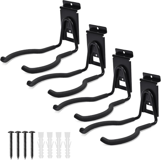 Slatwall Power Tool Hanger, Garage Garden Tool Hooks, Steel String Trimmer Holder Grass Trimmer Organizer, Weed Eater Rack Garage Storage Hook for Weed Wacker, Leaf Blower