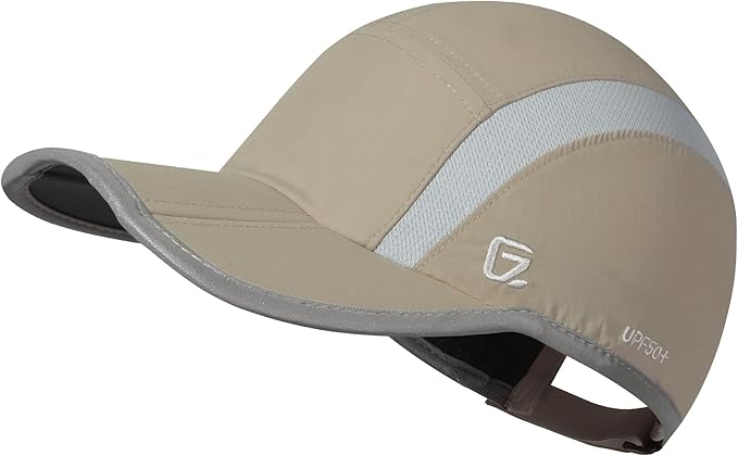 GADIEMKENSD Reflective Folding Outdoor Hat Unstructured Design UPF 50+ Sun Protection Sport Hats for Womens and Mens