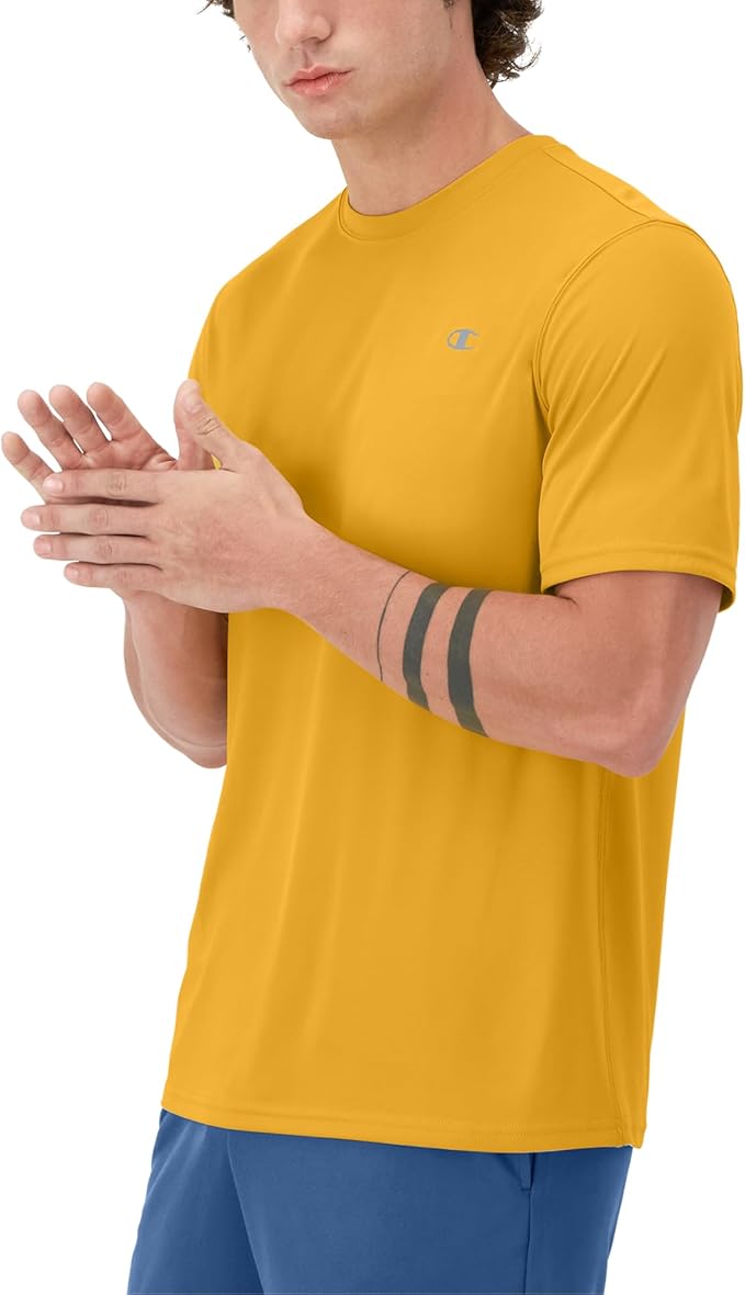 Champion Men's T-shirt, Sport Tee, Moisture Wicking, Anti Odor, Athletic T-shirt for Men (Reg. Or Big & Tall)