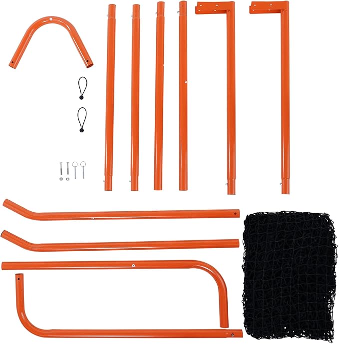 VEVOR Portable Lacrosse Goal - Complete Training Accessory Set with Extended Coverage for Youth and Adults