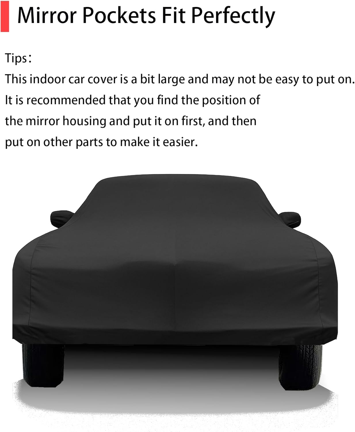 Soft Stretch Old Classic Car Cover Custom-fit for Lincoln Town Car 1998-2011 Full-Size Luxury Sedans Accessories for Indoor Underground Garage Car Show & Storage Dust Protection 215.4in