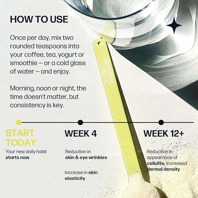 Skin Boost Plus (Acai Lemonade) [50-Serves] | Collagen Powder Supplement with VERISOL Bioactive Hydrolyzed Collagen Peptides, Vitamin C & Hyaluronic Acid to Improve Skin Elasticity