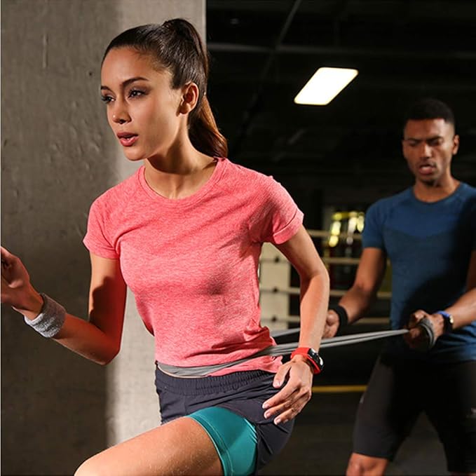 Resistance Bands, Elastic Exercise Bands for Working Out, Physical Therapy, Recovery, Yoga, Pilates, Strength Training