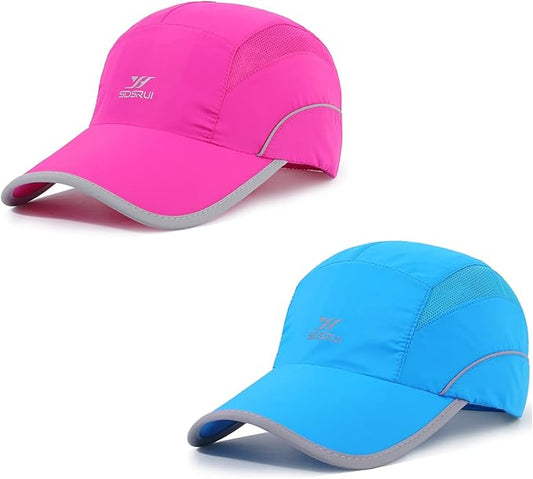 Running Hat Mesh Sports Cap Lightweight Quick Drying Runner Cap for Men Women