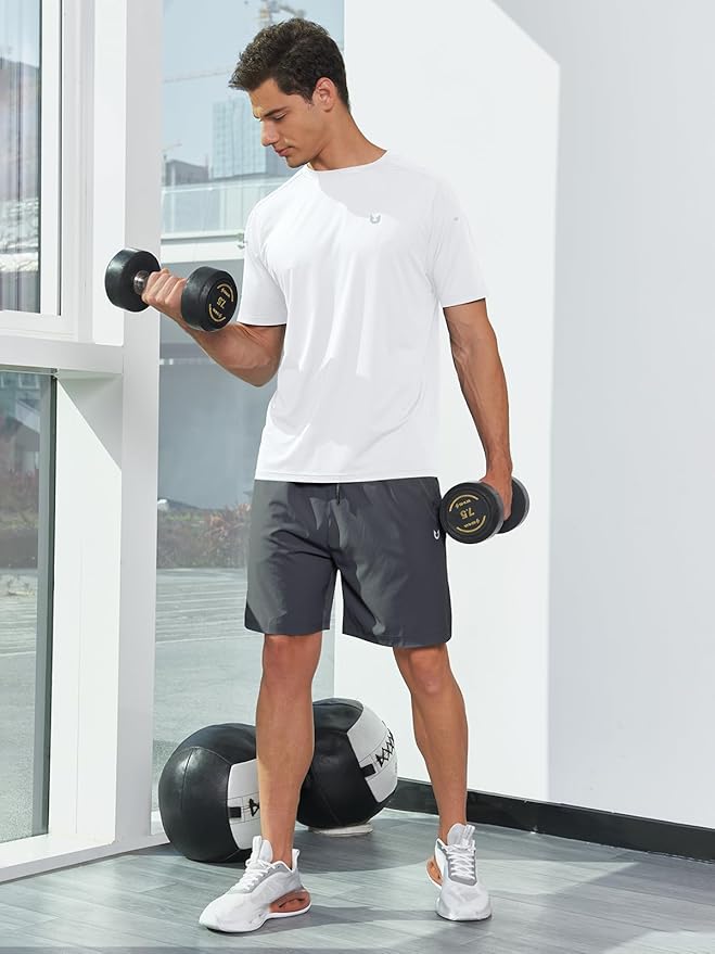 NORTHYARD Men's Athletic Running T-Shirts Quick Dry Workout Shirts Short-Sleeve Sports Gym Tee Tops Performance Activewear