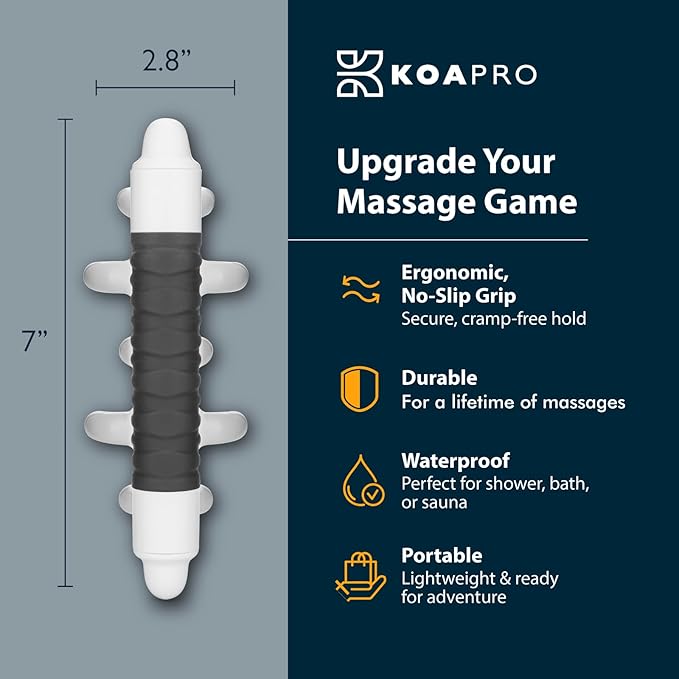 KOAPRO Facia Blaster Fascia Massage Tool for Myofascial Release - Manual Trigger Point and Deep Tissue Sore Muscle Relief, Holistic Fascia Health, Cellulite Massager Tool for Legs, Neck, Back and more