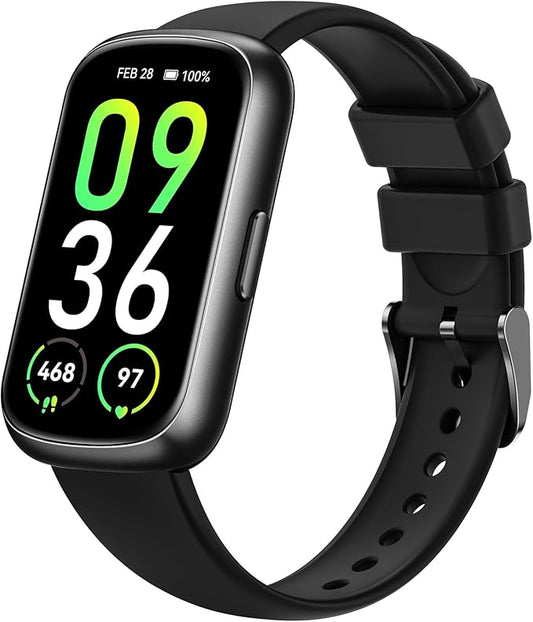 Health Fitness Tracker for Men Women: Smart Watch with 24H Heart Rate Monitor Blood Oxygen Sleep Tracker Calorie Step Counter 5ATM Waterproof Fitness Activity Trackers Compatible with iPhone Android