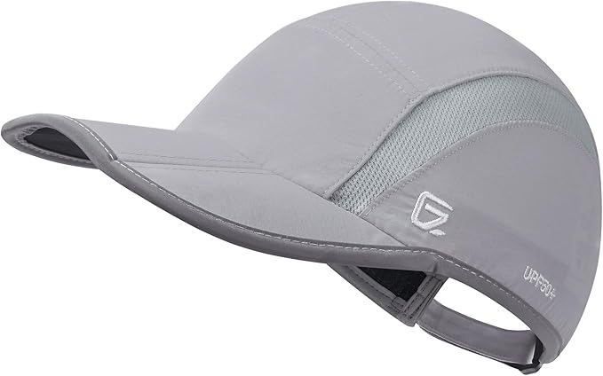 GADIEMKENSD Reflective Folding Outdoor Hat Unstructured Design UPF 50+ Sun Protection Sport Hats for Womens and Mens