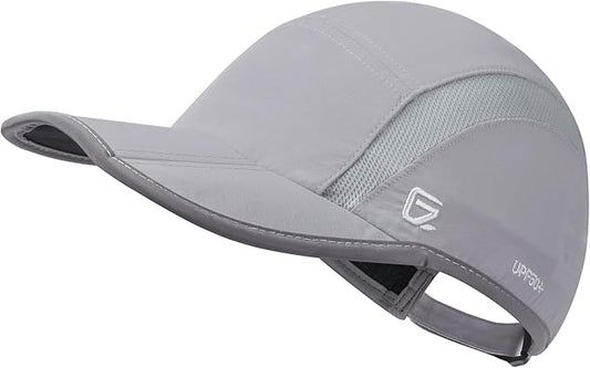 GADIEMKENSD Reflective Folding Outdoor Hat Unstructured Design UPF 50+ Sun Protection Sport Hats for Womens and Mens