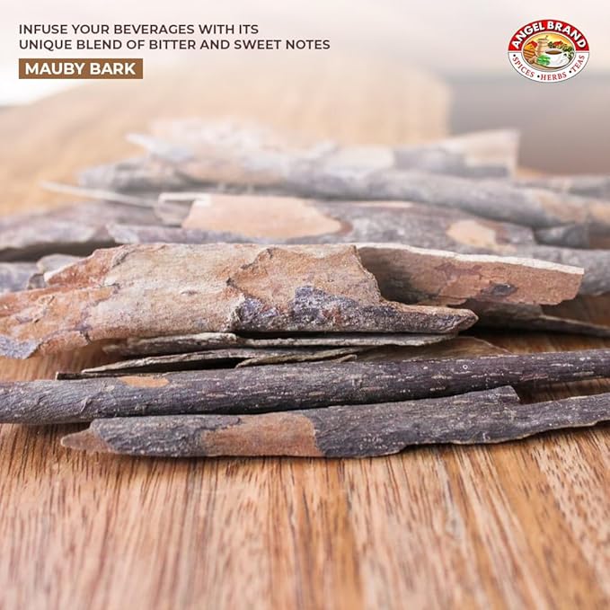 Angel Brand Mauby Bark – 0.75 oz Pouch Pack of 3 – Authentic Mauby Bark for Tea, Infusions, and Traditional Beverages.