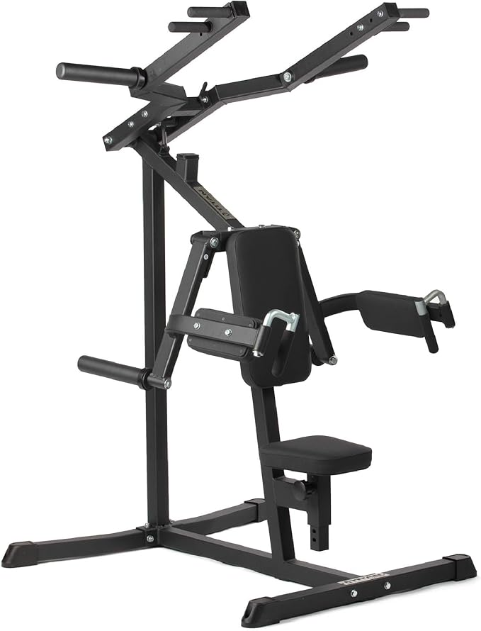 Titan Fitness Plate-Loaded Deltoid and Shoulder Press Machine, 700 LB Capacity, Upper Body Strength Training for Chest Back Shoulders Pecs Delts