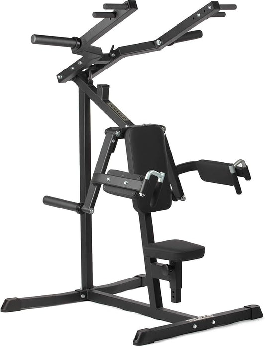 Titan Fitness Plate-Loaded Deltoid and Shoulder Press Machine, 700 LB Capacity, Upper Body Strength Training for Chest Back Shoulders Pecs Delts