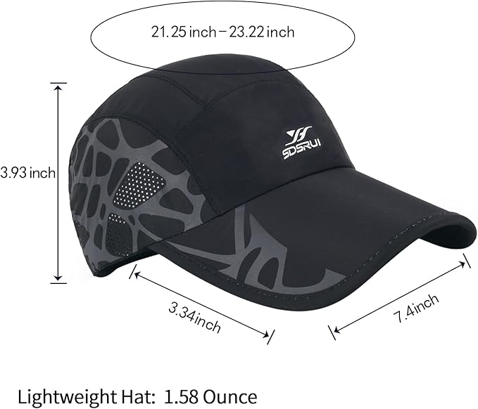 Running Hat Outdoor Sun Protection Hat Mesh Quick Dry Hat Thin Cool Baseball Cap for Women and Men