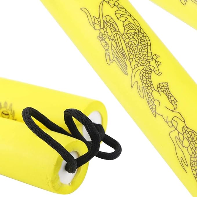 4 Pack Foam Rubber Training Sticks, Martial Art Sticks for Kids & Beginners Practice and Training