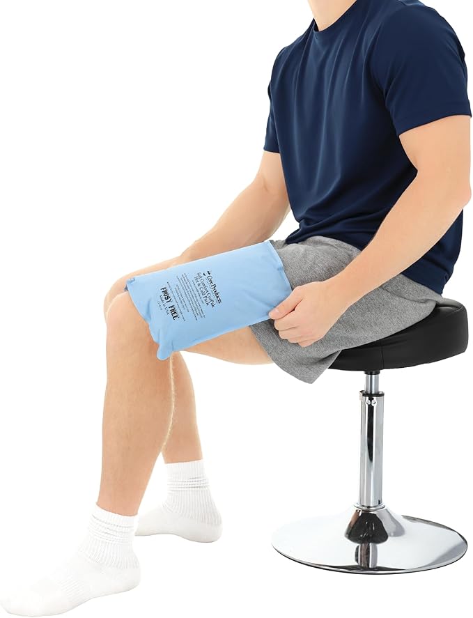 Core Products Soft Comfort CorPak – Reusable Hot & Cold Therapy Pack, Ice Pack for Injuries, No-Frost Compress for Muscle, Back & Joint Pain Relief – 10" x 13", Made in USA