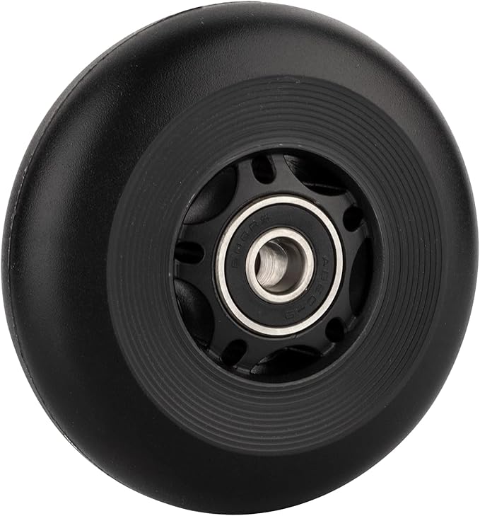 AOWESM Inline Skate Wheels 80mm 76mm 72mm 85a Outdoor Indoor Black Blue Red Roller Hockey Blades Replacement Wheels w/Bearings ABEC-9 and Floating Spacers (8-Pack)