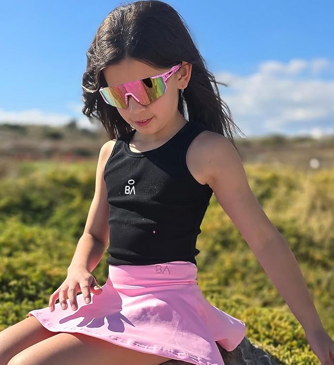 Youth Baseball Sunglasses Kids Sports Sunglasses for Boys Girls Softball Cycling Glasses UV400 Protection