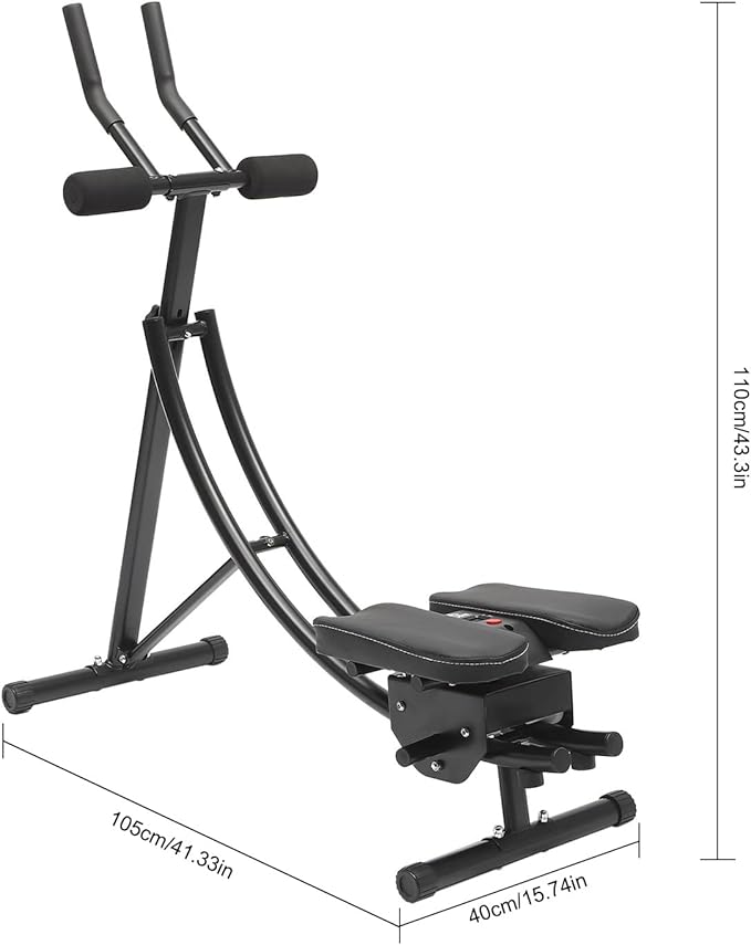 Heavy-Duty Adjustable Roman Chair, 330lbs Weight Capacity Hyperextension Bench with 5 Angles & 8 Positions, Foldable Core Workout Equipment for Abs, Glutes, Back, Home Gym Equipment