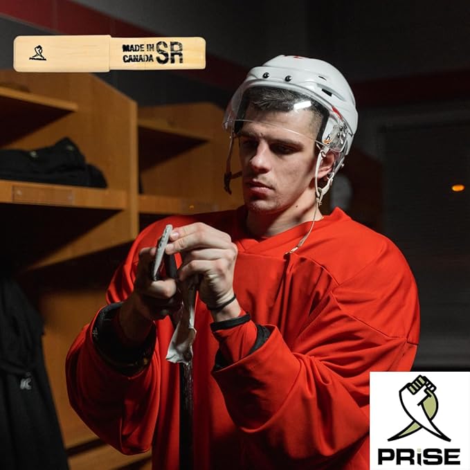 Prise | Solid Hockey Wood Stick Extention That fits All Composite Hockey Sticks. You can Extend Your Stick up to 12 inches. Very Robust, The tip is Made of Hardwood and Handmade.