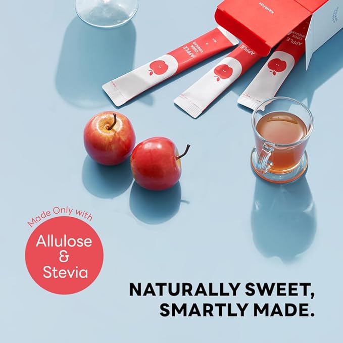 HANDIUM, Apple Cider Vinegar, Liquid Concentrate Stick, Better Taste ACV, No Sugar Added, Low Calorie, Easy to Mix (0.54 Fl Oz, Pack of 15)