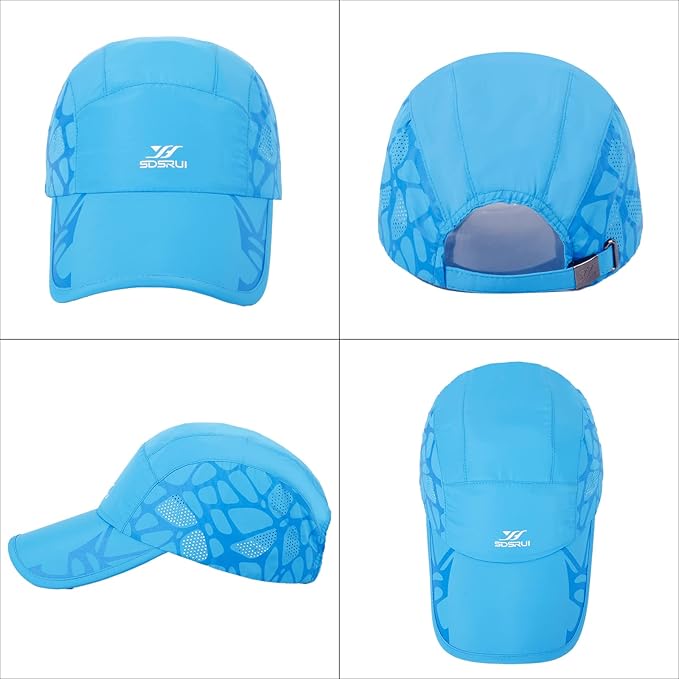 Running Hat Outdoor Sun Protection Hat Mesh Quick Dry Hat Thin Cool Baseball Cap for Women and Men