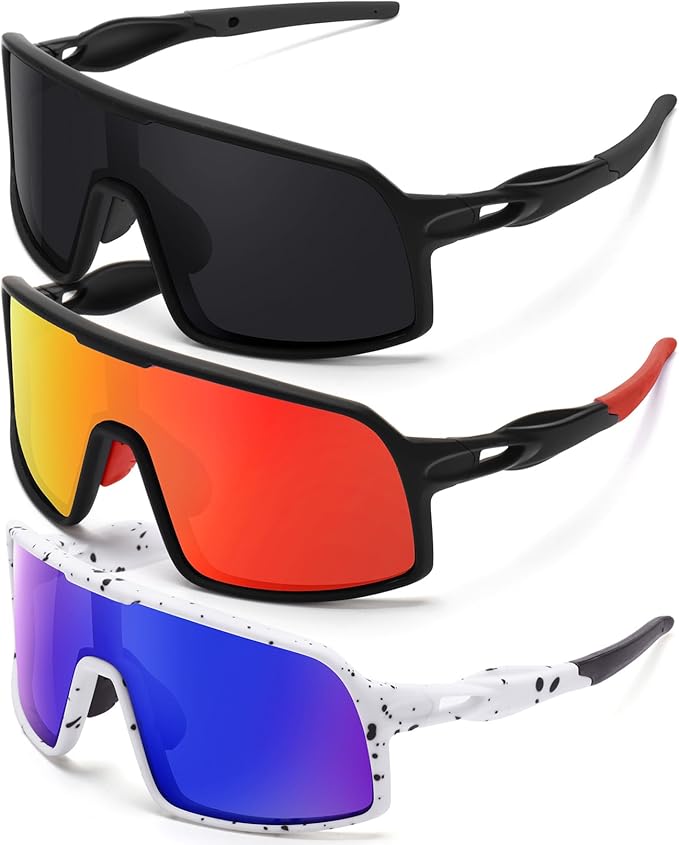 Polarized Sports Sunglasses for Men and Women Cycling Glasses UV Protection Goggles for Mountain Bike Running Fishing