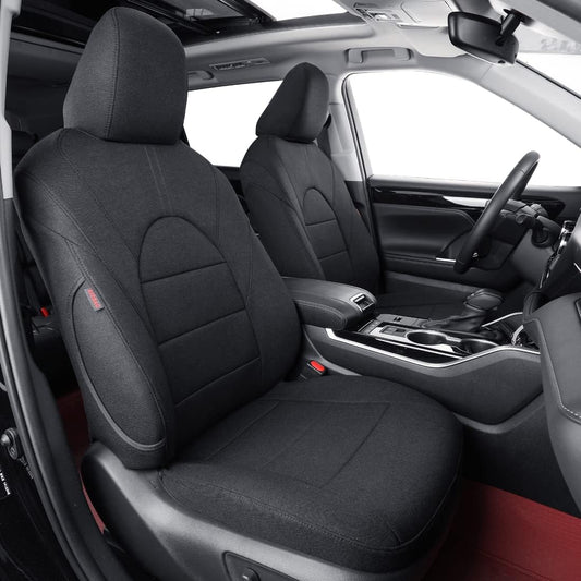 coverdream Custom Seat Covers Compatible with Select Toyota Camry LE SE 2018 2019 2020 2021 2022 2023 Models (Black,Full Set)
