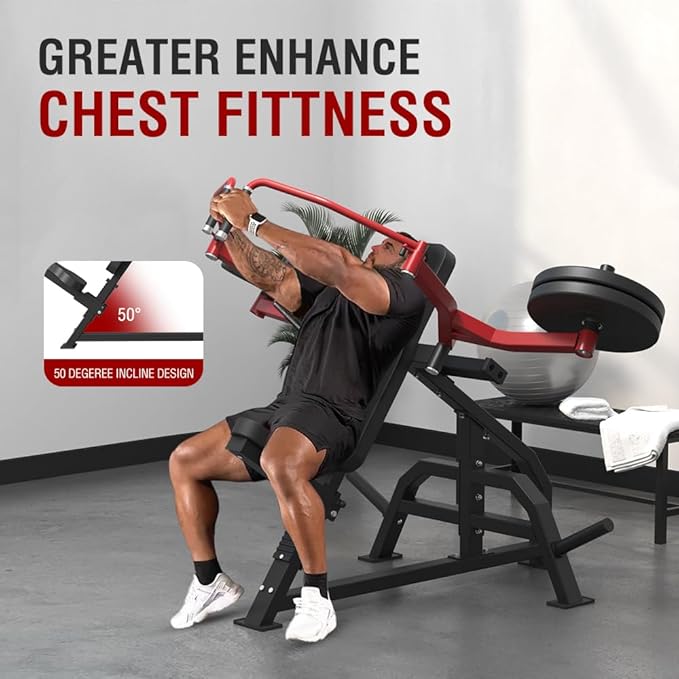 Chest Press Machine,Incline Chest Fly Machine,Deck Fly Machine,Upper Body Strength Training Equipment for Home Gym