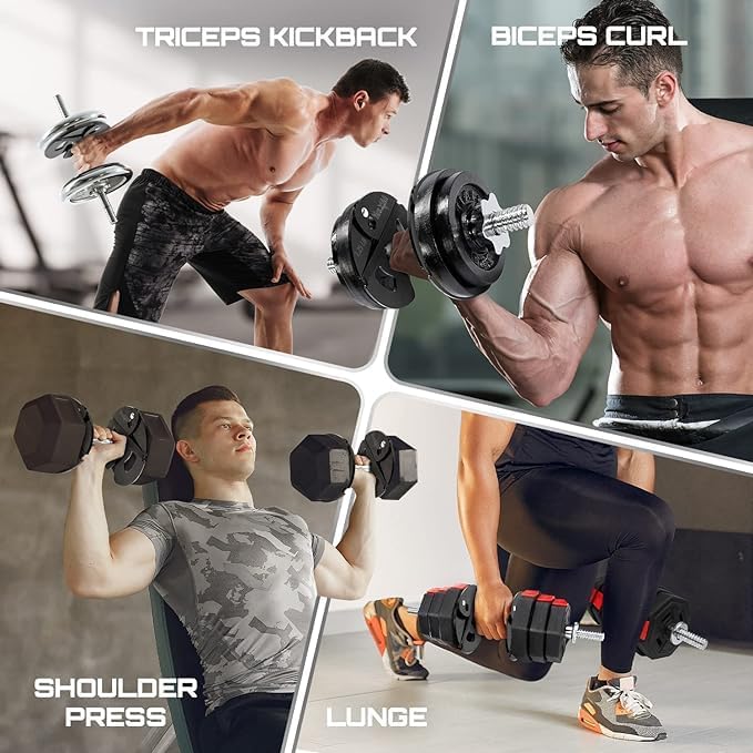 Yes4All Fractional Weight Plates Set, Available In Steel And Rubber, Set of 2/4/6 Plates in 1.25LB, 2.5LB, or 5LB Sizes, Micro Change Plates for Dumbbell and Olympic Barbell Weightlifting