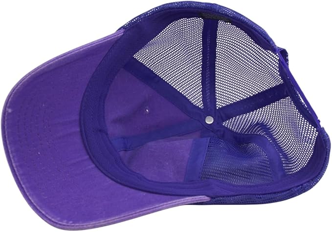 Comfy Vintage Trucker Baseball Hat- M/L/XL/XXL Women Men Unstructured Washed Dad Cap | Snapback | Soft Crown | Soft Mesh