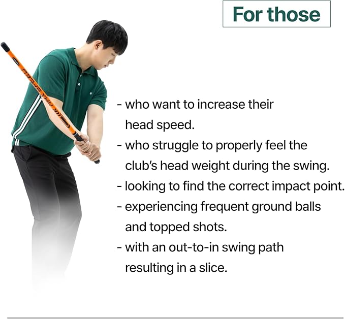 Golf Swing Trainer MAX Speed Heoseok Pro Training Aid Equipment Indoor Practice Accessories Men Women