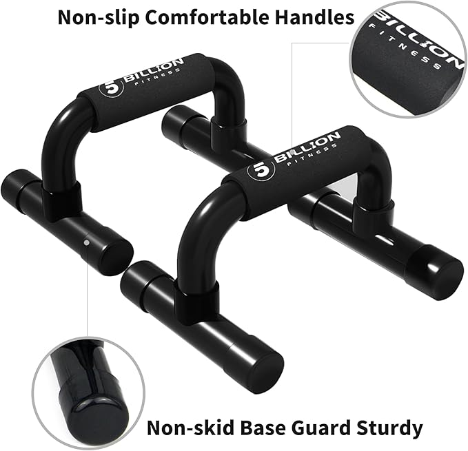Push up Bars,5BILLION Strength Training Push Up Handle,Portable Calisthenics Bar for Home Gym Workout, Pushup Bar Calisthenics Equipment,Up to 330Lbs