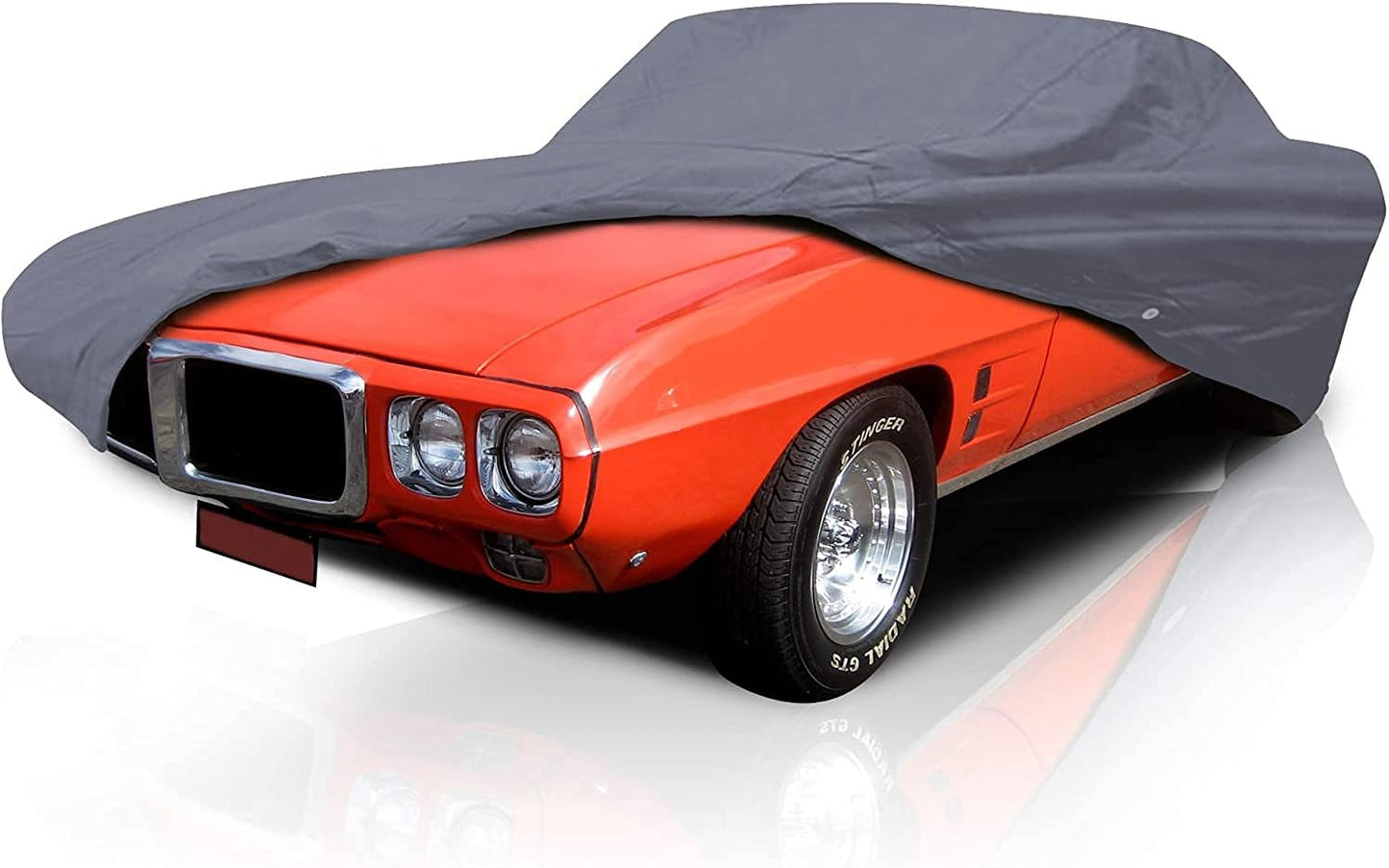 Supreme Full Car Cover – for Pontiac Firebird Trans Am 1970-2001 Coupe 2-Door Semi Custom Fit Waterproof Full Coverage All Weather Windproof Dust Proof Indoor Outdoor Automobile