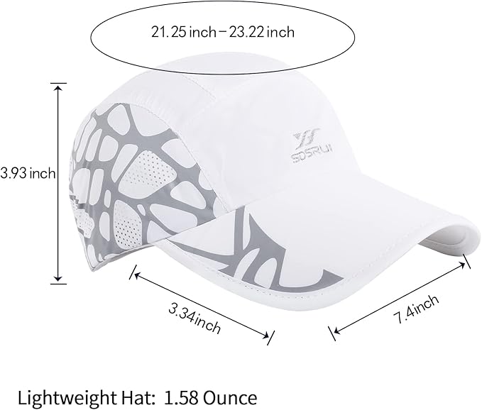 Running Hat Outdoor Sun Protection Hat Mesh Quick Dry Hat Thin Cool Baseball Cap for Women and Men