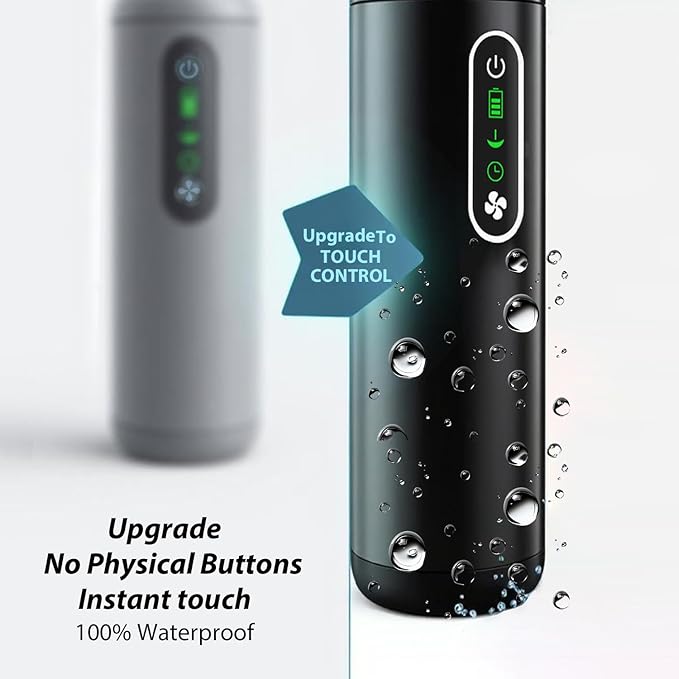 Upgrade Enema Anal Douche , Waterproof Touch Control, Enemas-Douches for Men & Women Colon Cleanse, Shower Enema Bulb-Bottles Kit, Electric Rotating Nozzle, Pressure Spray, Two Douching Modes