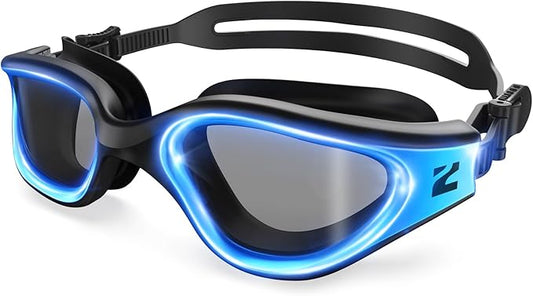 ZIONOR G1 Nava Super Anti-Fog Unisex Swim Goggles Mirror/Bright Smoke Lens