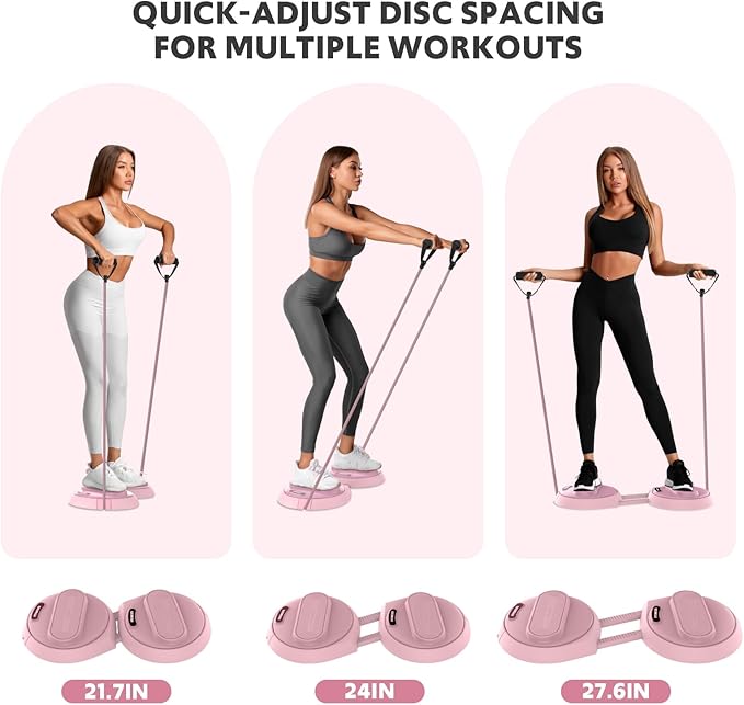 Waist Twisting Machine with Counter, Adjustable Waist Twister Board for Women Belly Fat, Twist Board for Exercise, Ab Twister Board Twist Exercise Machine