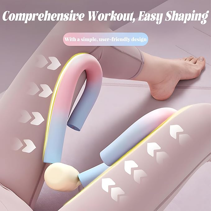 Thigh Trainer, 2025 New Pelvic Floor Muscle Trainer, Inner Thigh Toner Thigh, Arm Leg Exerciser, Weight Loss Pelvic Floor Muscle Fitness Equipment for Home/Office