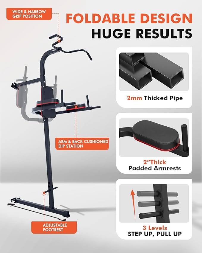 Mikolo Home Gym, Workout Station with 150LBS Weight Stack, Multifunctional Home Gym Equipment, Exercise Equipment for Full Body Strength Training