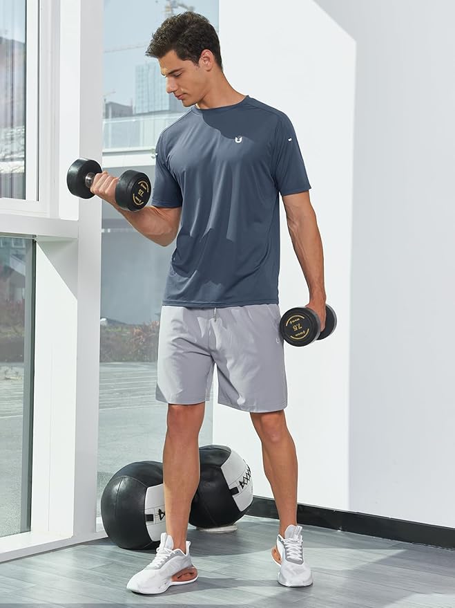 NORTHYARD Men's Athletic Running T-Shirts Quick Dry Workout Shirts Short-Sleeve Sports Gym Tee Tops Performance Activewear