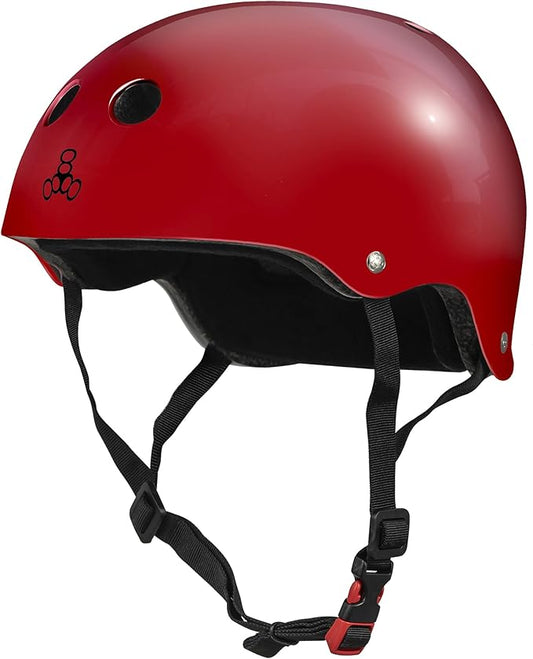 Triple Eight Certified Sweatsaver Helmet for Skateboarding, BMX, Roller Derby, Roller Skating, Inline Skating, Scooter and Bike