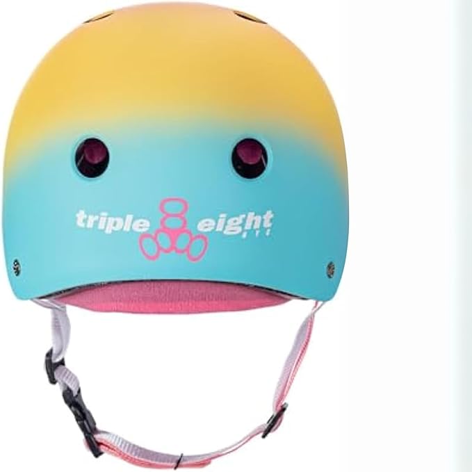 Triple Eight Certified Sweatsaver Helmet for Skateboarding, BMX, Roller Derby, Roller Skating, Inline Skating, Scooter and Bike