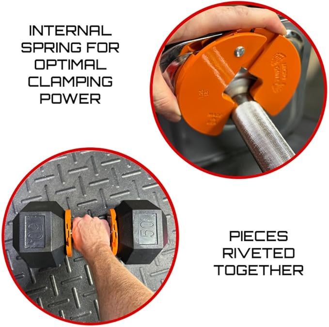 Micro Gainz Dumbbell Fractional 1.25lb Weight Plate, Ideal for Micro Loading, (Choose Color) 4 Piece Fractional Weight Plates, Designed for Dumbbell Training, Made In USA