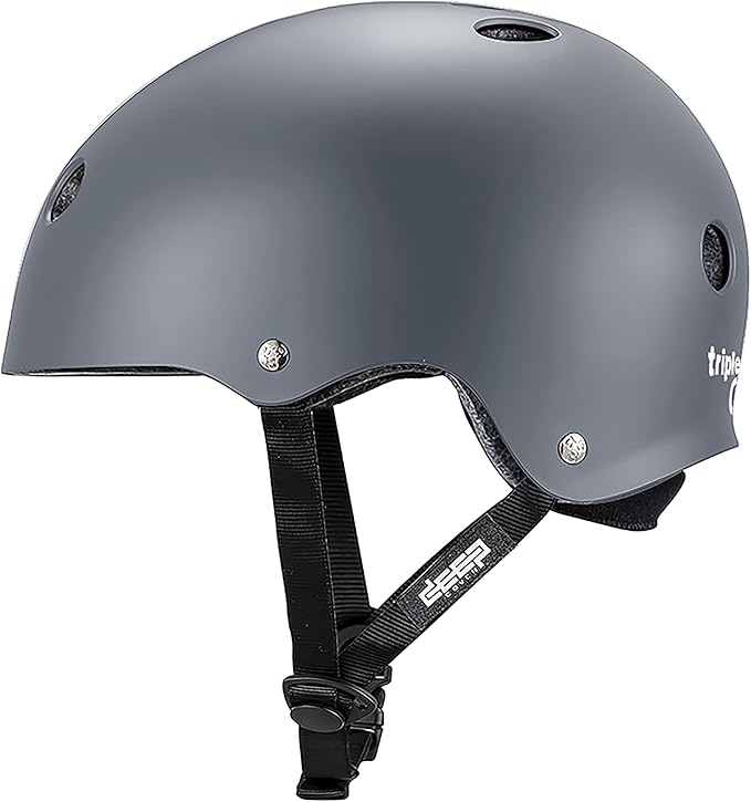 Triple Eight Deep Cover Helmet - Ideal for Skateboarding, Bicycling, BMX, and Roller Skating