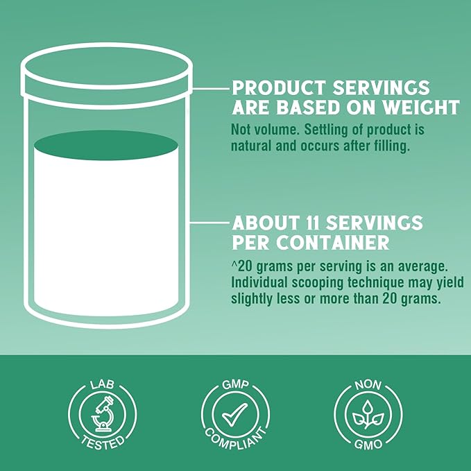 Bovine Collagen Peptides Powder for Women and Men, Grass-Fed Hydrolyzed Collagen Protein Type I & III, Skin, Hair, Nails, Bones, Digestion, Unflavored, Non-GMO, Keto & GF, 11 Servings, 8oz