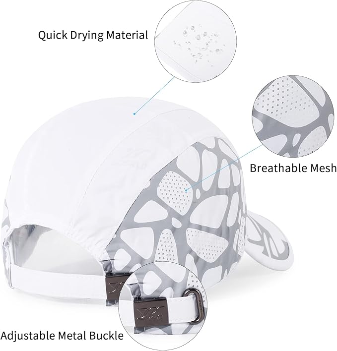 Running Hat Outdoor Sun Protection Hat Mesh Quick Dry Hat Thin Cool Baseball Cap for Women and Men