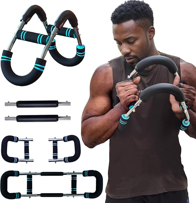 Ultimate Twister Arm Trainer, Adjustable Chest Workout Equipment, Arm Trainer for Men, Chest Trainer for Men, Shoulder Muscle Training, Portable Spring Resistance Home Fitness Equipment