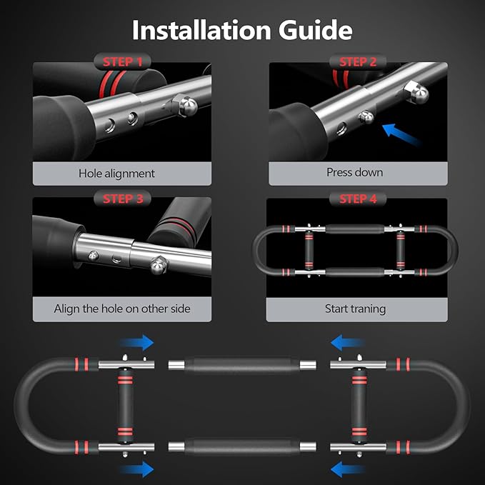 2025 New Twister Arm Trainer - Adjustable Chest Workout Equipment for Men, Professional Arm and Chest Muscle Trainer, Portable Upper Body Workout Machine for Shoulder Forearms Strength Training