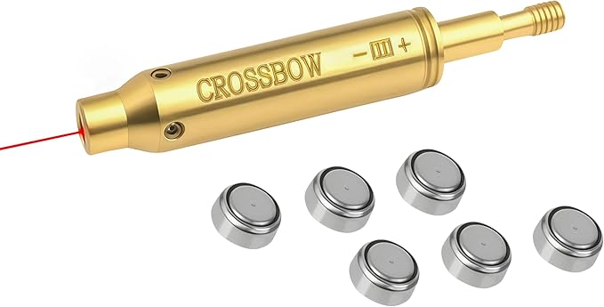 GOTICAL Archery Crossbow Bow Arrow Red Laser Sighting Tool Boresighter Bore Sight